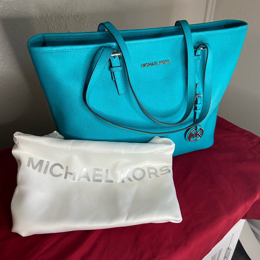 Michael Kors Teal Tote